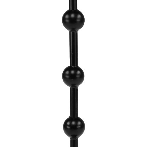 tételeket Pálcás gyertyatartó gyertyatartó fekete fém Ø7cm H19,5cm
