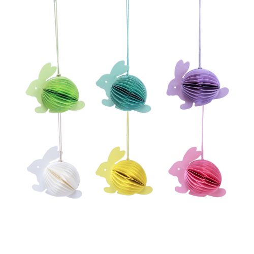 Méhsejt húsvéti nyuszik Ülő nyuszik akasztáshoz 7x4,5x6cm 5db