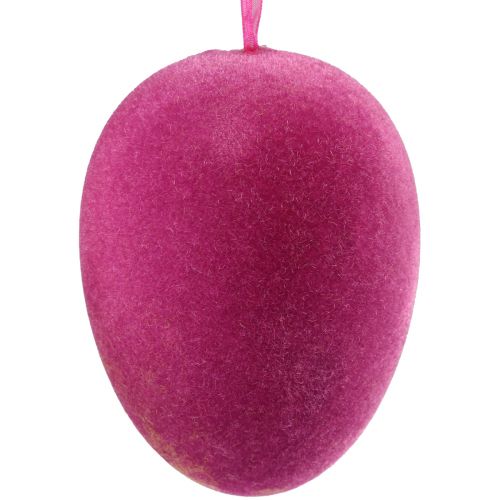 tételeket Dekoratív húsvéti tojás felakasztható színes pelyhesített H8cm 8 db