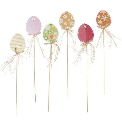 Húsvéti tojásdísz, virágdugó húsvéti fa, húsvéti dugó 31,5cm 12db