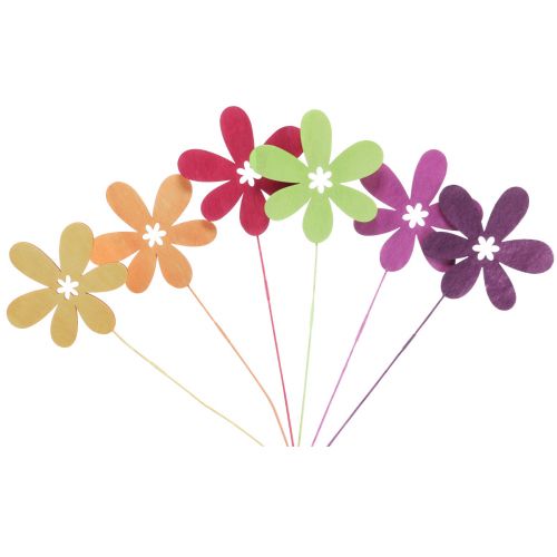 tételeket Tavaszi dekoráció virágdugók favirág 30,5cm 18db