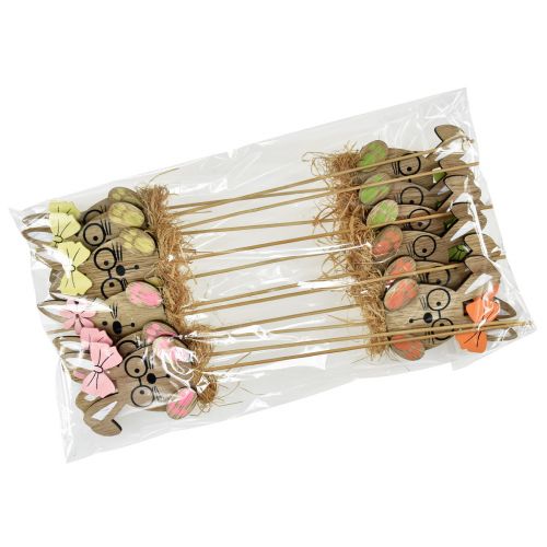 tételeket Virágdugó fa húsvéti dugós nyuszi szemüveggel 8,5cm 12 db