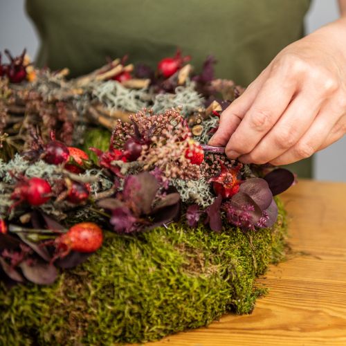 tételeket Dekoratív moha világoszöld natúr moha készítéséhez tartósított 150g