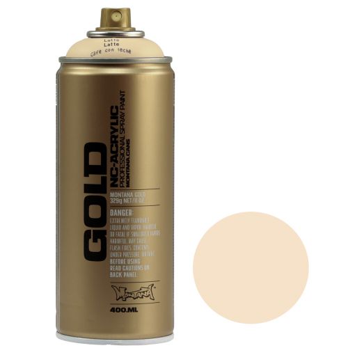 Floristik24 Spray Paint Spray Beige Montana Gold Latte Matt 400ml
