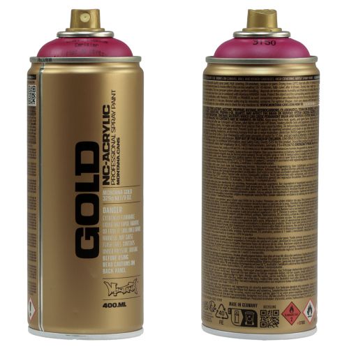 tételeket Spray Paint Spray Pink Montana Gold szatén matt 400ml