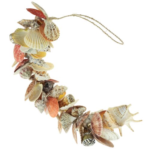 Tengeri függő dekorációs kagyló és tengeri csiga dekoráció 82cm