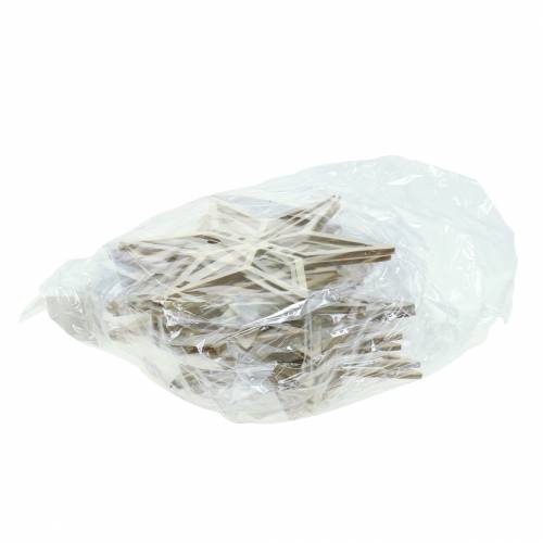 Floristik24 3D csillagfa akasztható 13,5cm 6db