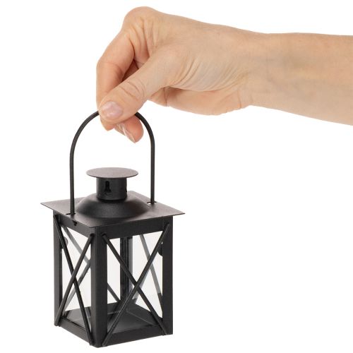 Fekete lámpás mécseshez való füllel, 16 cm, 2 darab | Floristik24.hu