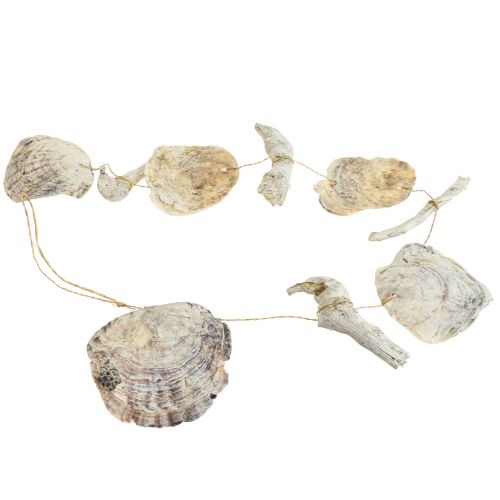 tételeket Capiz Garland Mother of Pearl Shell Garland Driftwood L106cm