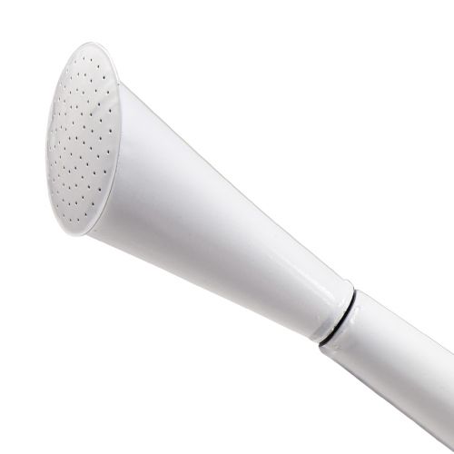 Floristik24 Dekoratív öntözőkanna fém díszkanna fehér 67cm 1 db