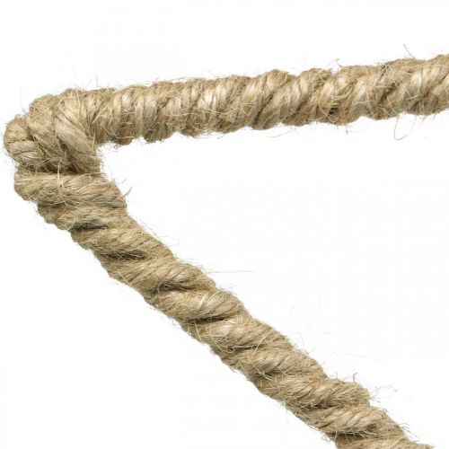 Floristik24 Adventi dekoráció, karácsonyi dekoráció csillag, dekoratív csillagjuta SZ24,5cm 5 db