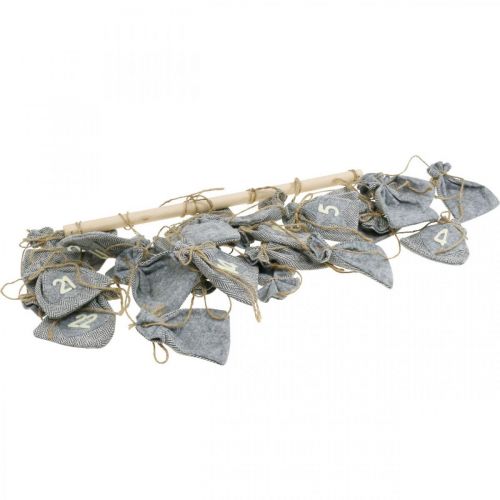 tételeket Adventi kalendárium adventi dekorációs táska kitöltéséhez H110cm