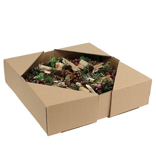 Floristik24 Adventi koszorú kúpokkal és ágakkal Ø34cm