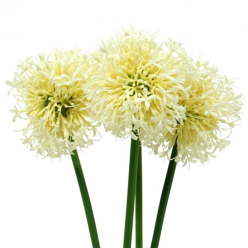 Díszhagyma Allium műfehér 51cm 4db