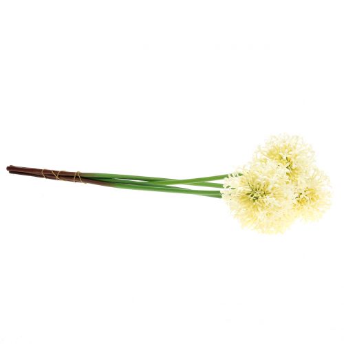 Floristik24 Díszhagyma Allium műfehér 51cm 4db
