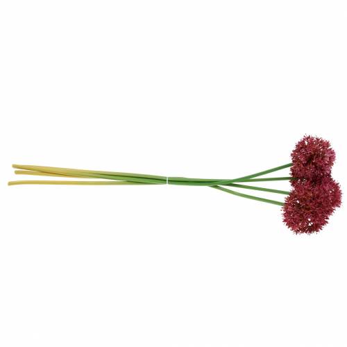 Floristik24 Díszhagyma Allium műmályva Ø7cm H58cm 4db