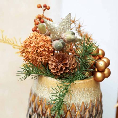 Floristik24 Díszhagyma Allium műnarancs Ø7cm H58cm 4db