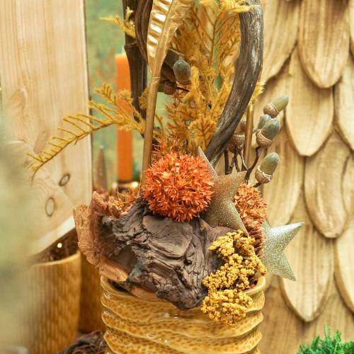 Floristik24 Díszhagyma Allium műnarancs 70cm 3db