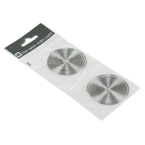 Floristik24 Drótcsavar fém csavar ezüst 2mm 120cm 2db