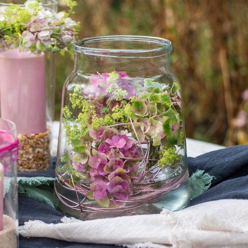 tételeket Alumínium drót Ø2mm 500g 60m rózsaszín színben - Rugalmas, sokoldalú virágkötészethez, barkácsoláshoz és dekorációhoz