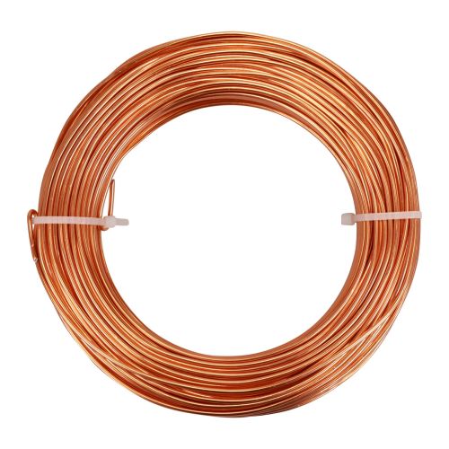 Floristik24 Narancssárga alumínium huzal Ø2mm 500g 60m