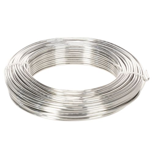 Alumínium drót, ezüst, 3mm, kreatív projektekhez, 1kg