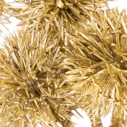 Mesterséges Borostyánszínű Gyümölcság, Arany Díszítéssel, 26 cm, 6 Darabos Csomag | Floristik24.hu