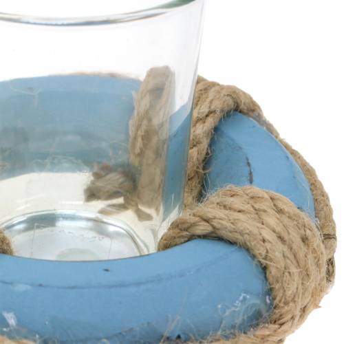 Floristik24 Lámpaüveg mentőgyűrűvel Ø11cm H7cm 3 db-os készlet