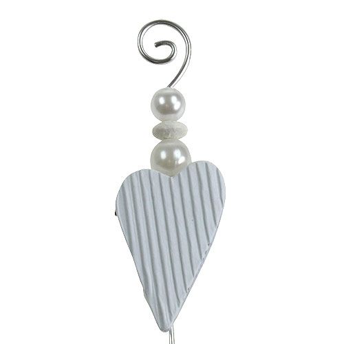 Floristik24 Jelvények szívvel 12cm 16 db