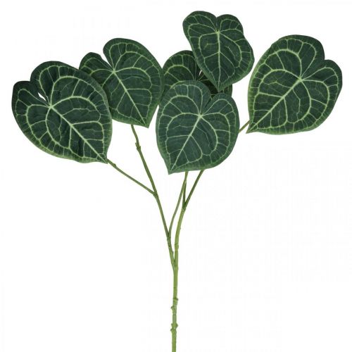 tételeket Artificial Anthurium Leaves Fake Plant Green 96cm