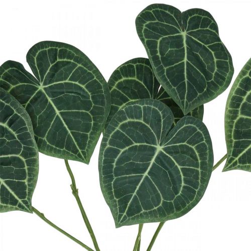 tételeket Artificial Anthurium Leaves Fake Plant Green 96cm