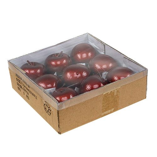 Floristik24 Alma akasztáshoz Ø7,5cm réz, fényes 9db