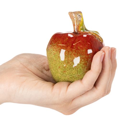 Mesterséges Gyümölcs Szett Alma Körte Dekoratív Elem Ősz 12cm 3db | Floristik24.hu