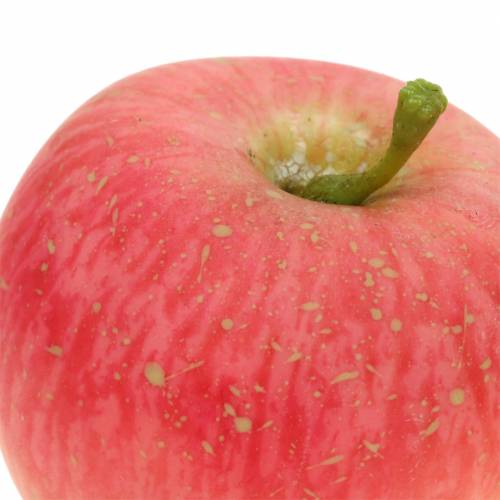 Floristik24 Dekoratív alma rózsaszín, sárga Real-Touch 6,5cm 6db
