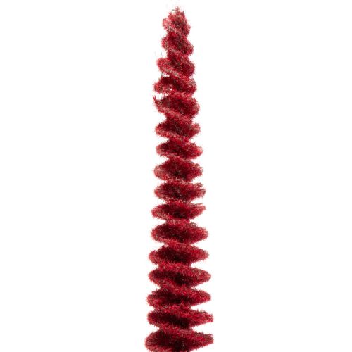 Modern, karcsú, díszes karácsonyfa fa talapzaton, 80 cm | Floristik24.hu