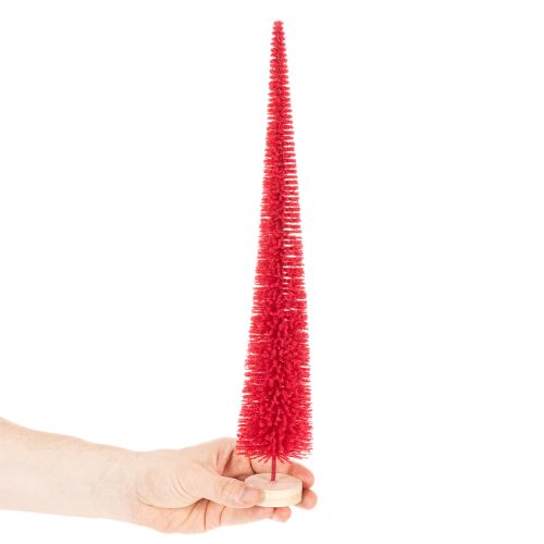 Dekoratív keskeny karácsonyfa, műfenyő fa talpon, 40 cm, 3 darab | Floristik24.hu