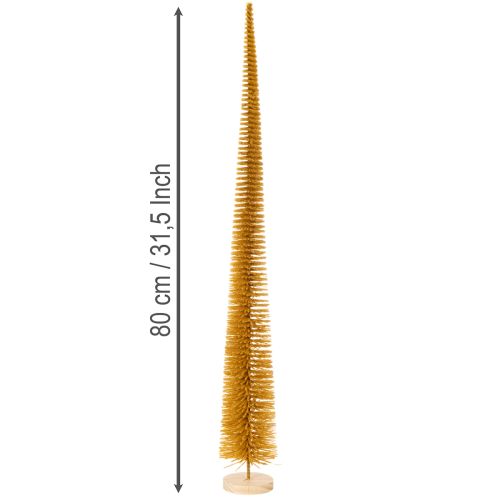 Dekoratív karcsú karácsonyfa, magas karácsonyfadísz, 80cm | Floristik24.hu