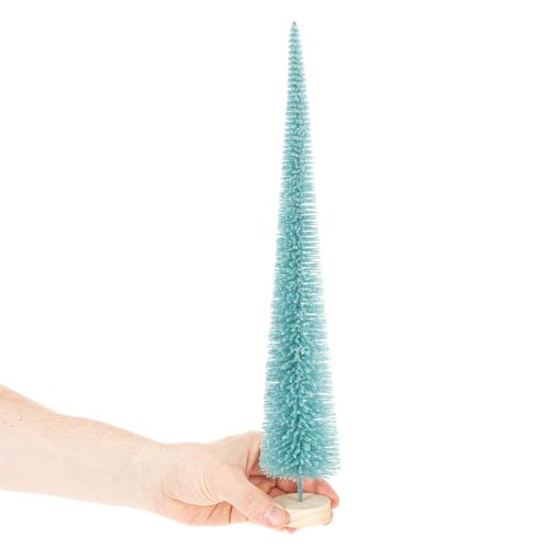 Műfenyő, vékony, fa talppal, 40 cm | Floristik24.hu