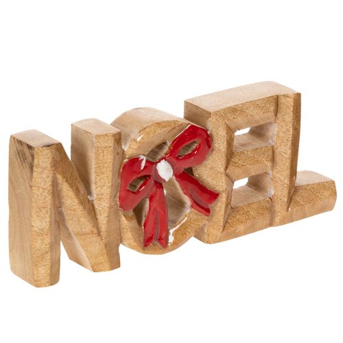 Noel felirat masnival, karácsonyi dekoráció, 18cm