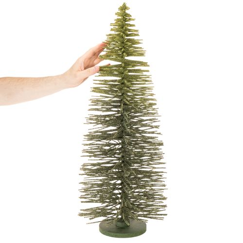 Műzöld karácsonyfa téli dekorációnak, 70 cm | Floristik24.hu