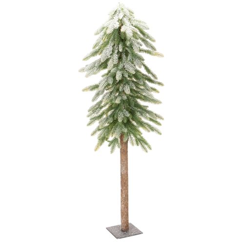 Műfenyő hódíszítéssel, télre és karácsonyra, 95 cm