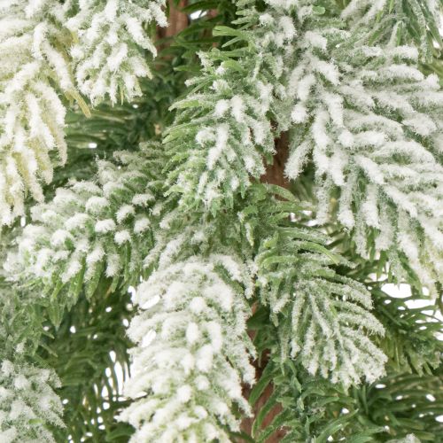 Műfenyő hódíszítéssel, télre és karácsonyra, 95 cm | Floristik24.hu