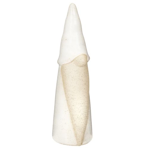 Dekoratív gnóm figura állóra, karácsonyi dekoráció, kerámia, 22cm vétel | Floristik24.hu
