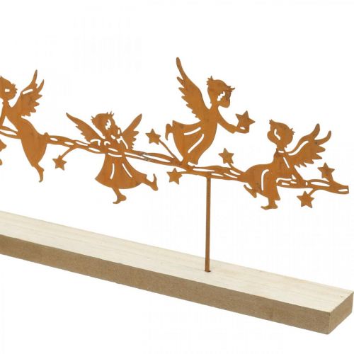 tételeket Asztali dekoráció Karácsonyi angyal fém állványrács 50 × 17cm