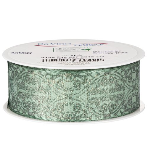 Ajándékszalag klasszikus mintával masnikhoz és dekorációhoz, 40mm x 15m | Floristik24.hu