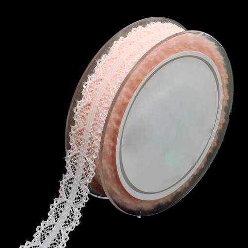 Csipke szalag rózsaszín 26mm 20m