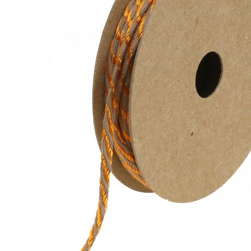 Floristik24 Zsinór, ékszerzsinór, arany zsinór Arany natúr színek L20m Ø4cm