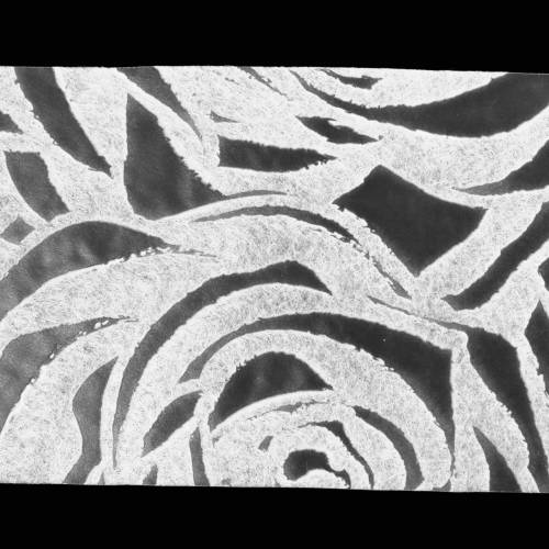 Floristik24 Deco szalag rózsák széles fehér 63mm 20m