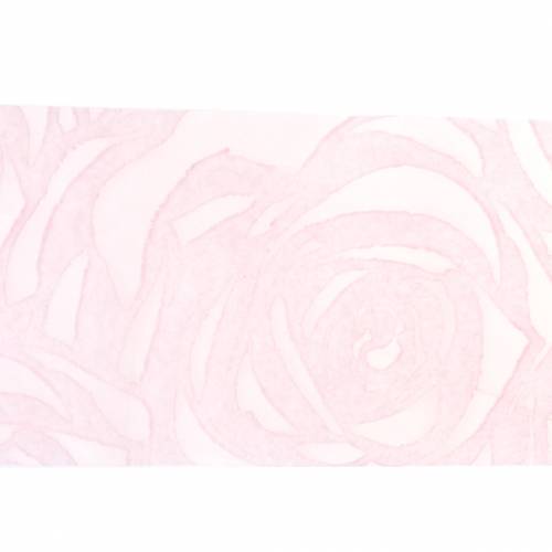 tételeket Deco szalag rózsák széles rózsaszín 63mm 20m