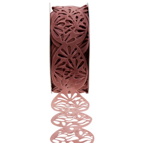 tételeket Bársony szalag Húsvéti tojás díszszalag Húsvéti órózsaszín 40mm 5m